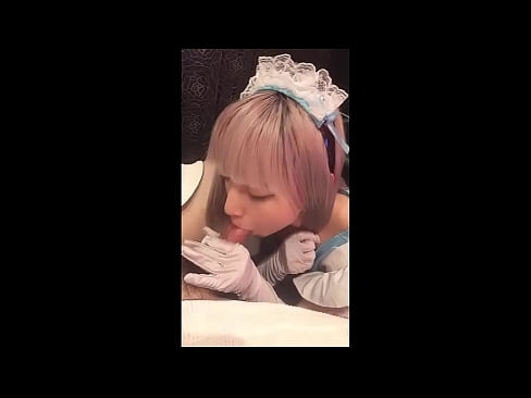 ❤️ Японський ідол [маюка], французький костюм покоївки, частина 1, мінет і дрочка з лосьйоном ❤️❌ Порно-відео у нас ﹏